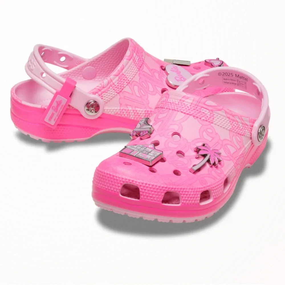 Crocs Unisex Adult Barbie Classic Clogs - Picture 2 of 5
